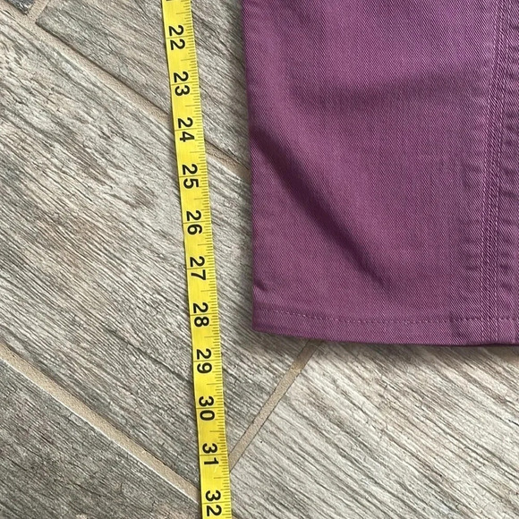 Hudson purple skinny jeans Cotton blend Women’s size 27 - Picture 7 of 13